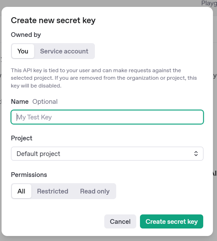 створення щзутфш api ключа
